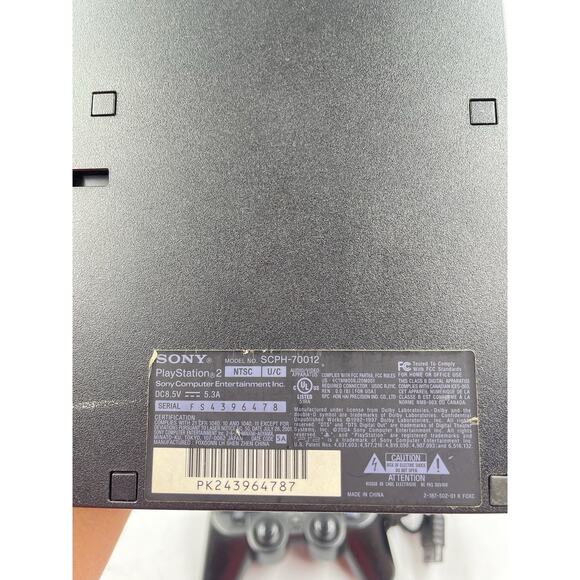 Sony PlayStation 2 Slim PS2 Console Complete w Original DualShock 2 Controller - Picture 11 of 12